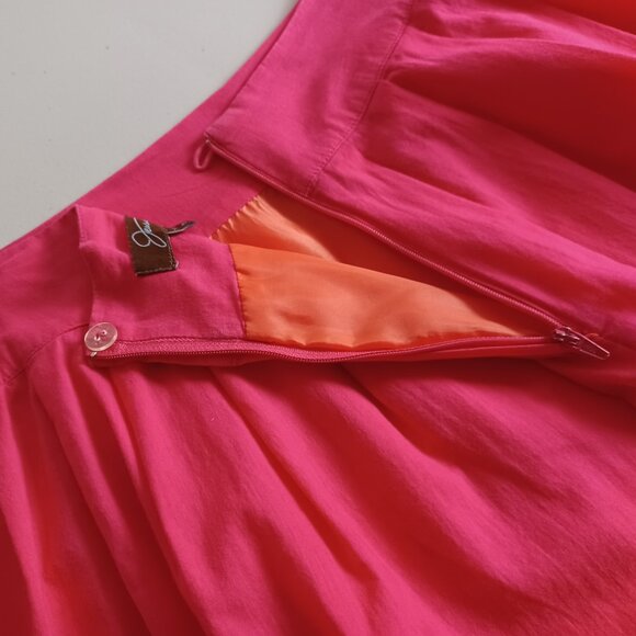 Jessica Pleated Ombre Circle Mini Skirt - Picture 5 of 15